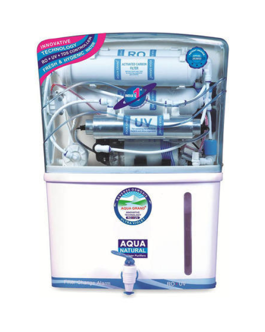 Aqua Natural RO + UV + UF + TDS Water Purifier | Unconditional 2 years warranty on electrical power Supply and RO Pump| visit & Consumables are chargeable |Suitable for all type of water supply